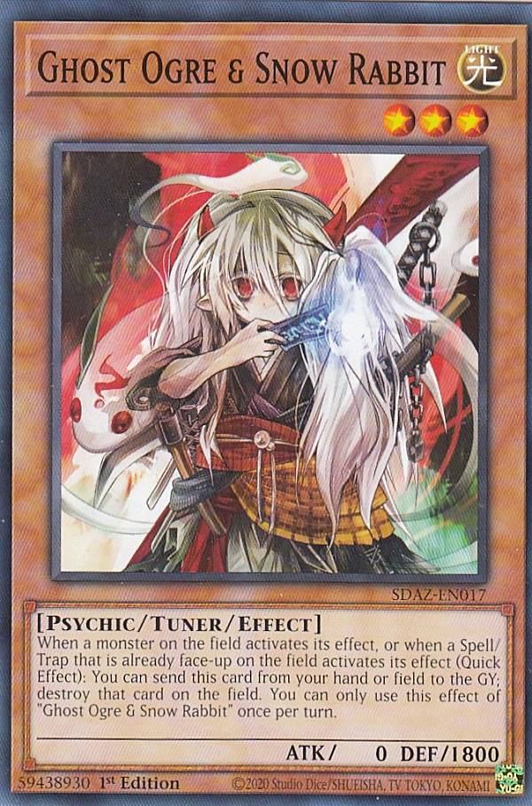 遊戯王 SDAZ-EN017 幽鬼うさぎ Ghost Ogre & Snow Rabbit (英語版 1st Edition ノーマル) Structure Deck:Albaz Strike