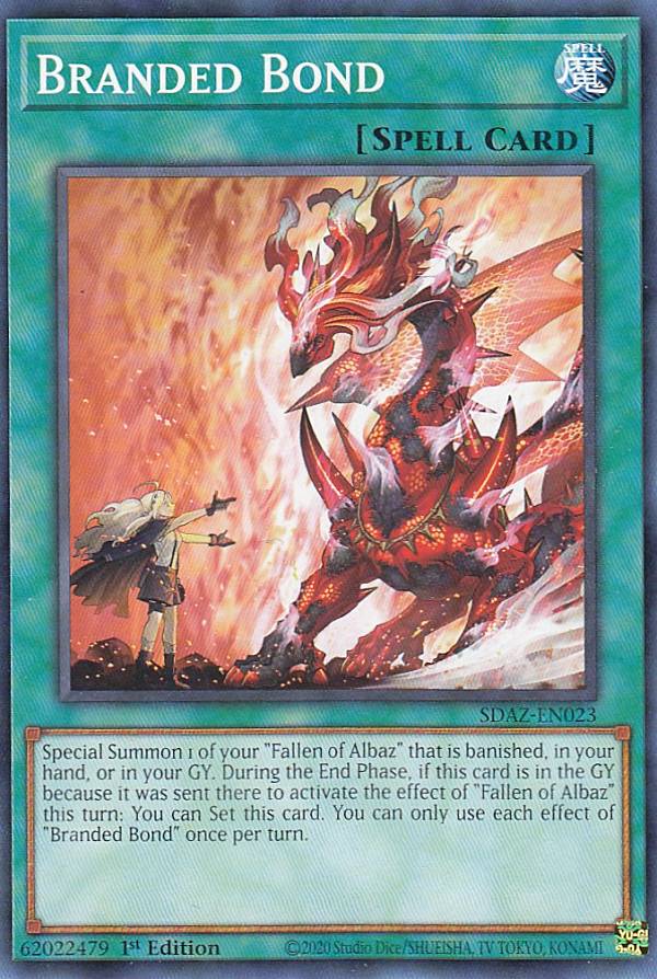 REALiZE ȥ쥫ۥӡŷԾŹ㤨ͷ SDAZ-EN023  Branded Bond (Ѹ 1st Edition Ρޥ Structure DeckAlbaz StrikeפβǤʤ50ߤˤʤޤ