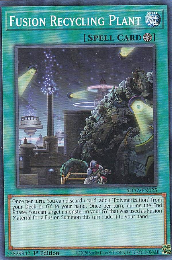 遊戯王 SDAZ-EN025 融合再生機構 Fusion Recycling Plant (英語版 1st Edition ノーマル) Structure Deck:Albaz Strike