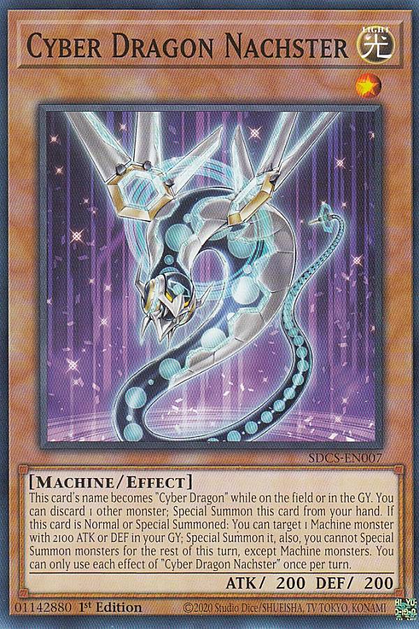遊戯王 SDCS-EN007 サイバー・ドラゴン・ネクステア Cyber Dragon Nachster (英語版 1st Edition ノーマル) Structure Deck Cyber Strike