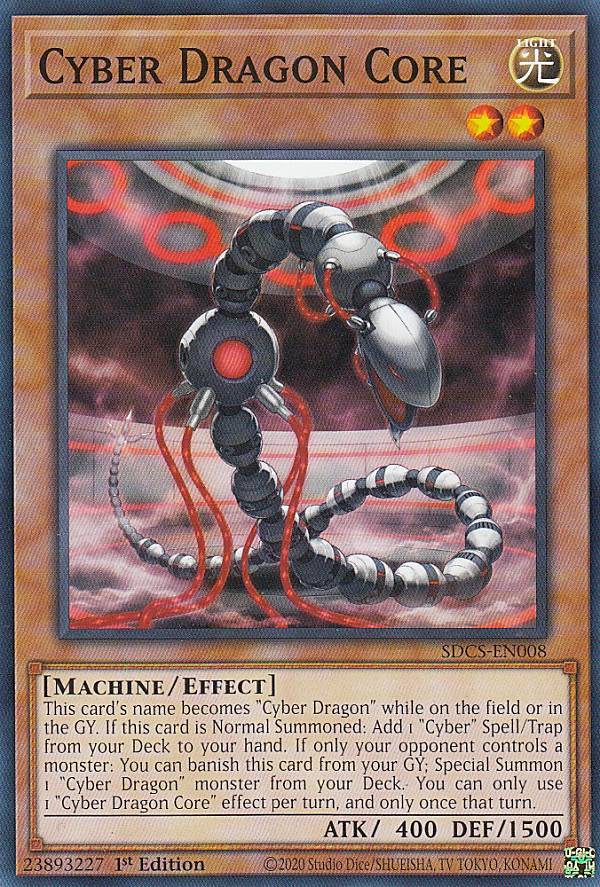 遊戯王 SDCS-EN008 サイバー・ドラゴン・コア Cyber Dragon Core (英語版 1st Edition ノーマル) Structure Deck Cyber Strike