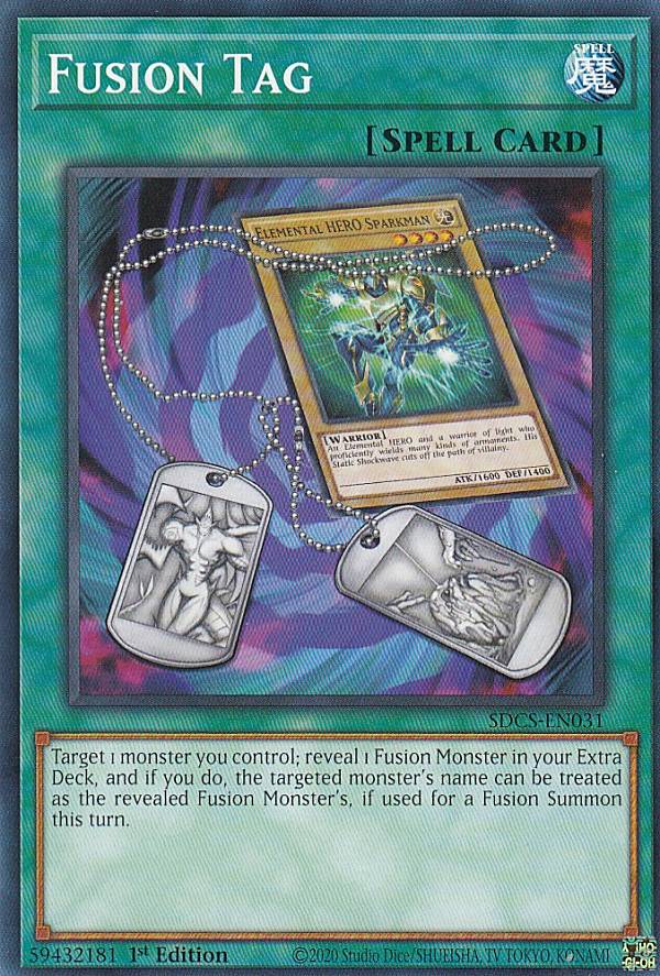 遊戯王 SDCS-EN031 融合識別 Fusion Tag (英語版 1st Edition ノーマル) Structure Deck Cyber Strike