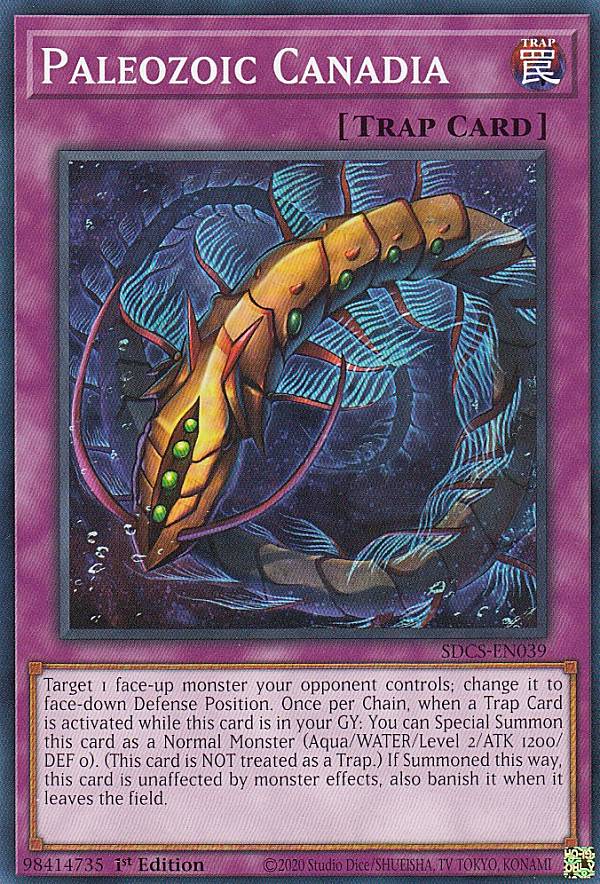 遊戯王 SDCS-EN039 バージェストマ・カナディア Paleozoic Canadia (英語版 1st Edition ノーマル) Structure Deck Cyber Strike