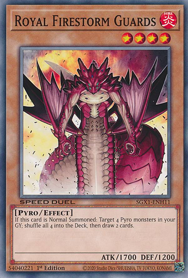 REALiZE ȥ쥫ۥӡŷԾŹ㤨ͷ SGX1-ENH11 ʼ Royal Firestorm Guards (Ѹ 1st Edition Ρޥ Speed Duel GXDuel Academy BoxפβǤʤ30ߤˤʤޤ