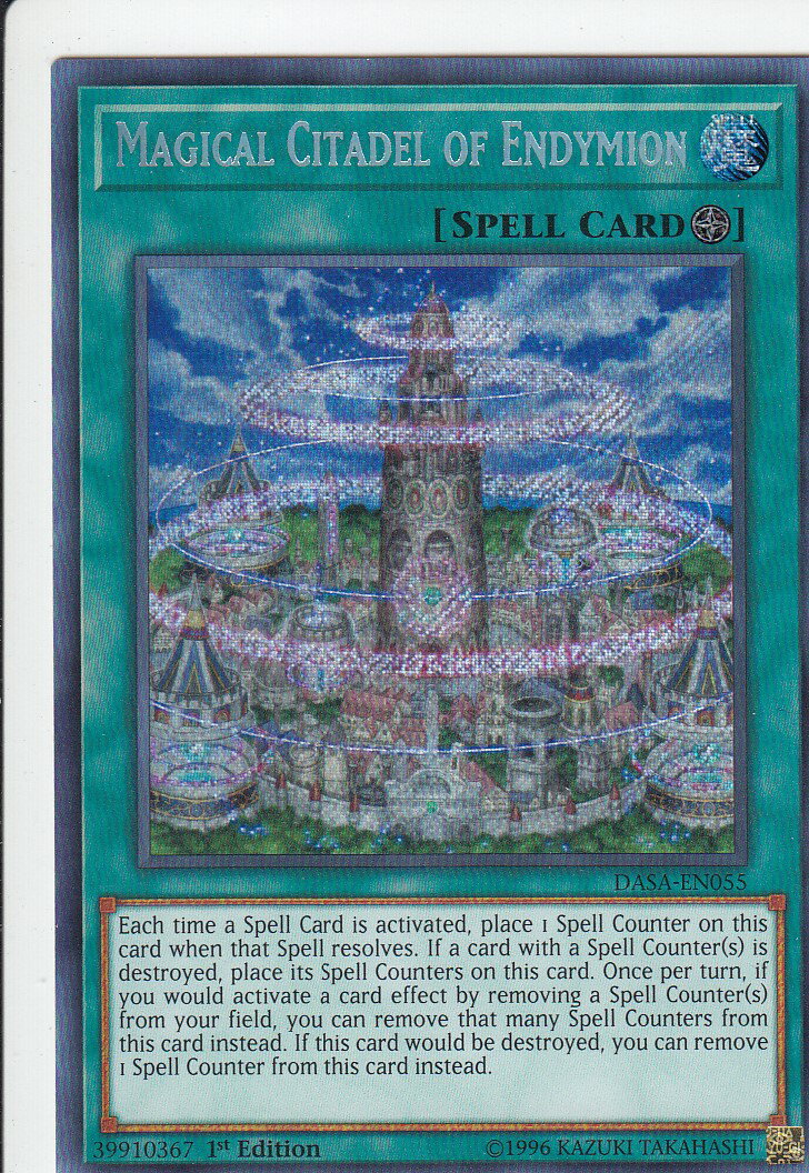 遊戯王 DASA-EN055 魔法都市エンディミオン Magical Citadel of Endymion(英語版 1st Edition シークレットレア)