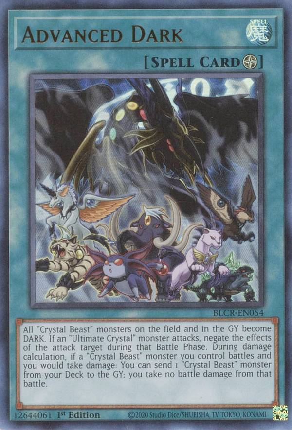 遊戯王 BLCR-EN054 アドバンスド・ダーク Advanced Dark (英語版 1st Edition ウルトラレア) Battles of Legend：Crystal Revenge