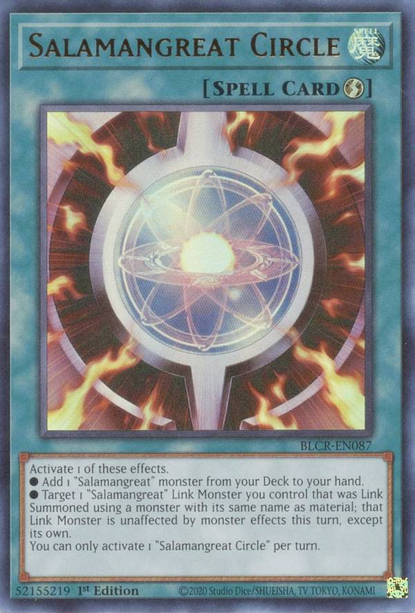 ͷ BLCR-EN087 žäα Salamangreat Circle (Ѹ 1st Edition ȥ쥢) Battles of LegendCrystal Revenge