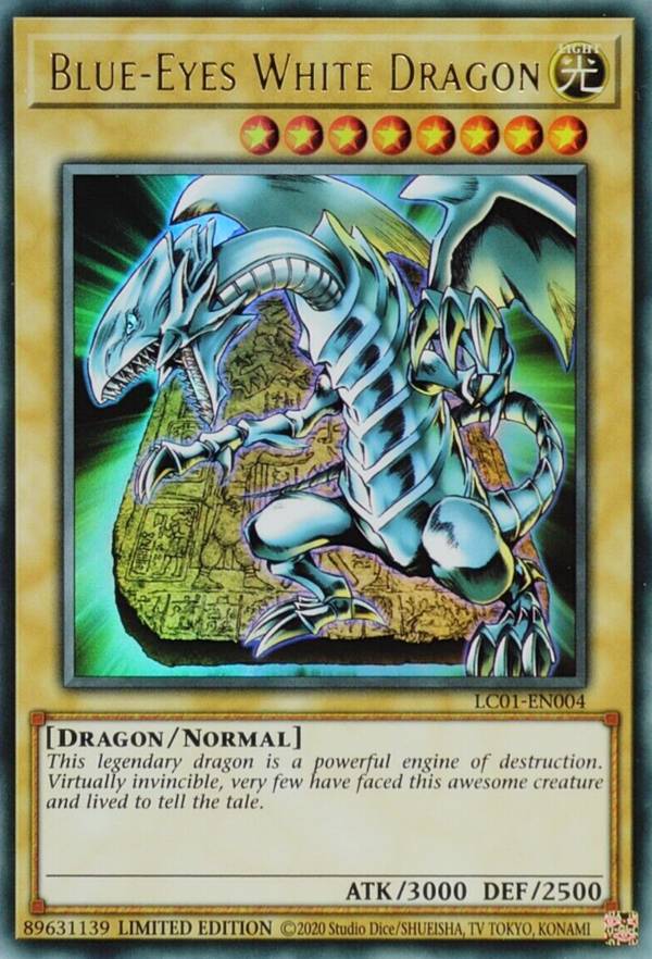 遊戯王 LC01-EN004 青眼の白龍 Blue-Eyes White Dragon (英語版 LIMITED EDITION ウルトラレア) Legendary Collection: 25th Anniversary Edition