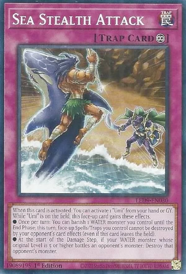 ͷ LED9-EN030  Sea Stealth Attack (Ѹ 1st Edition Ρޥ) LEGENDARY DUELISTS:DUELS FROM THE DEEP