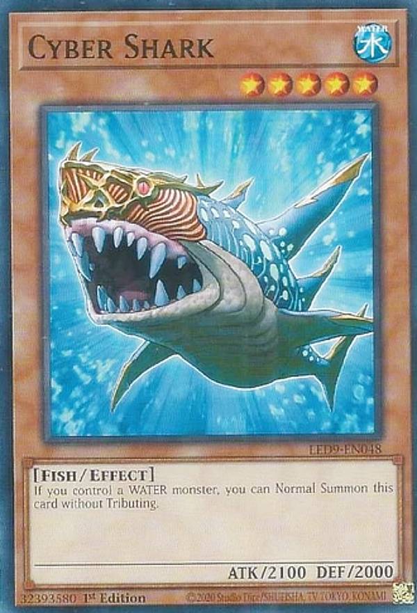 遊戯王 LED9-EN048 サイバー・シャーク Cyber Shark (英語版 1st Edition ノーマル) LEGENDARY DUELISTS:DUELS FROM THE DEEP