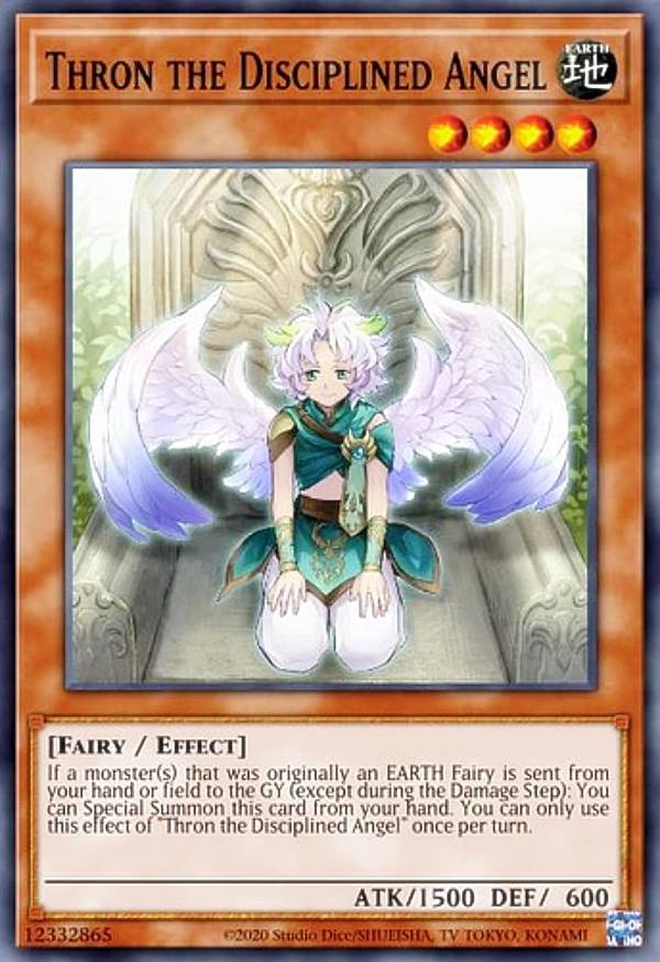 遊戯王 MP22-EN106 聖座天嗣ストン Thron the Disciplined Angel (英語版 1st Edition レア) 2022 Tin of the Pharaoh’s Gods Mega Pack