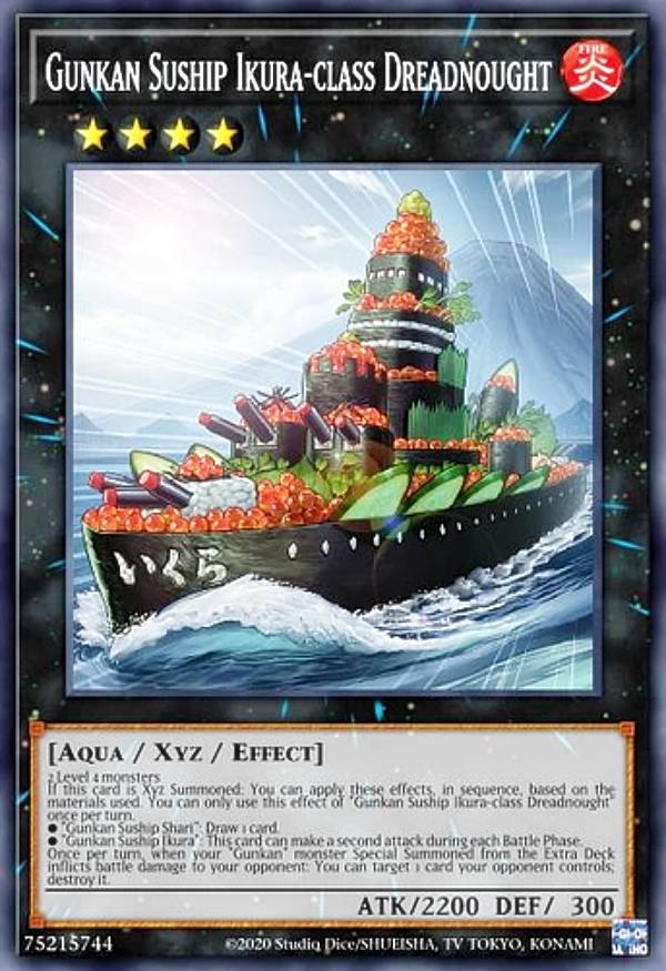 遊戯王 MP22-EN148 弩級軍貫-いくら型一番艦 Gunkan Suship Ikura-class Dreadnought (英語版 1st Edition ノーマル) 2022 Tin of the Pharaoh’s Gods Mega Pack