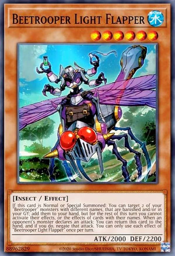 遊戯王 MP22-EN237 騎甲虫ライト・フラッパー Beetrooper Light Flapper (英語版 1st Edition ノーマル) 2022 Tin of the Pharaoh’s Gods Mega Pack