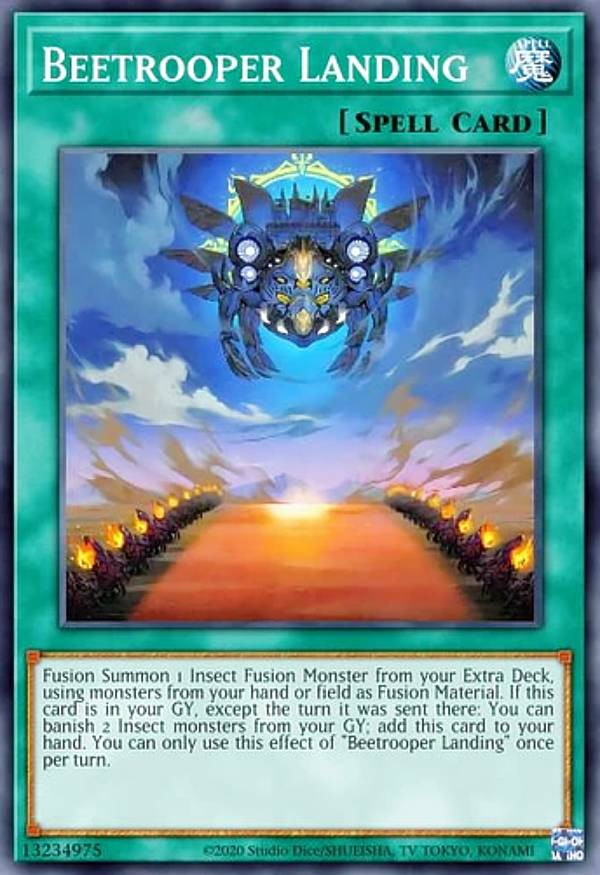 遊戯王 MP22-EN241 騎甲虫隊上陸態勢 Beetrooper Landing (英語版 1st Edition ノーマル) 2022 Tin of the Pharaoh’s Gods Mega Pack