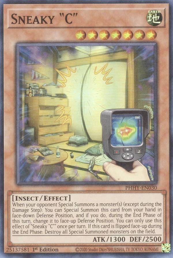 遊戯王 PHHY-EN030 潜伏するG Sneaky "C" (英語版 1st Edition スーパーレア) Photon Hypernova