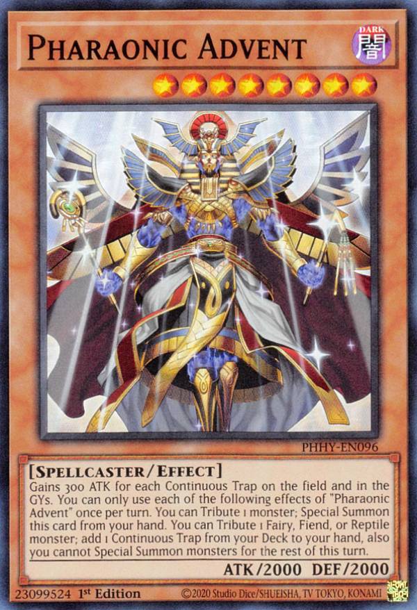 遊戯王 PHHY-EN096 ファラオニック アドベント Pharaonic Advent (英語版 1st Edition スーパーレア) Photon Hypernova