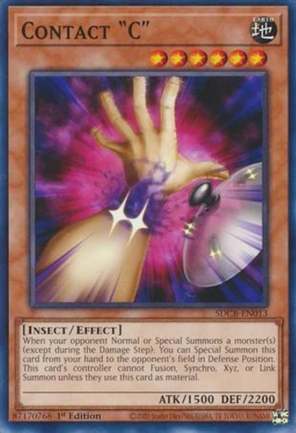 遊戯王 SDCB-EN013 接触するG Contact "C" (英語版 1st Edition ノーマル) Structure Deck：Legend of the Crystal Beasts