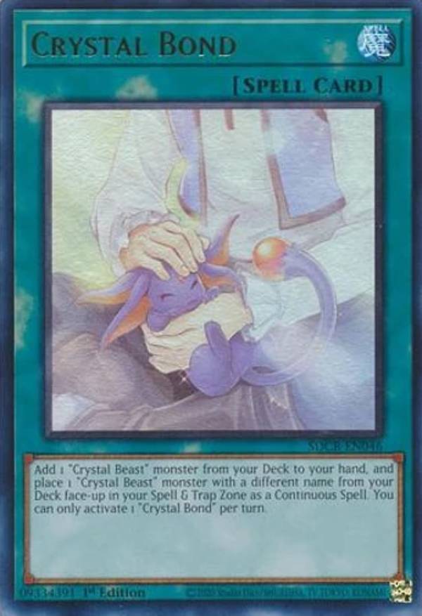 遊戯王 SDCB-EN046 宝玉の絆 Crystal Bond (英語版 1st Edition ウルトラレア) Structure Deck：Legend of the Crystal Beasts