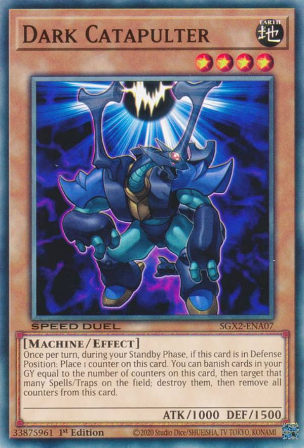 遊戯王 SGX2-ENA07 ダーク・カタパルター Dark Catapulter (英語版 1st Edition ノーマル) Speed Duel GX：Midterm Paradox
