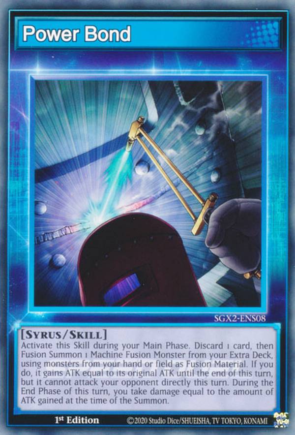 遊戯王 SGX2-ENS08 Power Bond (英語版 1st Edition ノーマル) Speed Duel GX：Midterm Paradox