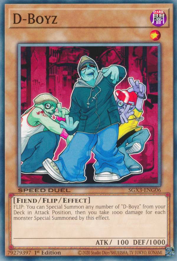 REALiZE ȥ쥫ۥӡŷԾŹ㤨ͷ SGX3-ENG06 Dܡ D-Boyz (Ѹ 1st Edition Ρޥ Speed Duel GXDuelists of ShadowsפβǤʤ50ߤˤʤޤ