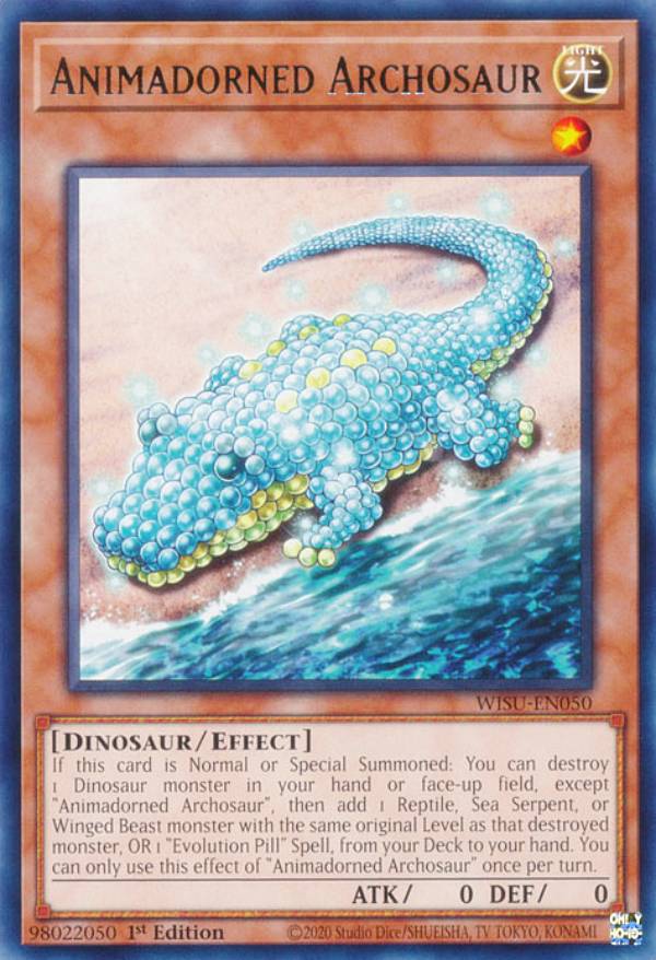 遊戯王 WISU-EN050 珠玉獣－アルゴザウルス Animadorned Archosaur (英語版 1st Edition レア) Wild Survivors