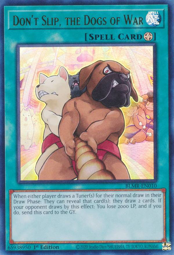 遊戯王 BLMR-EN010 綱引犬会 Don't Slip, the Dogs of War (英語版 1st Edition ウルトラレア) Battles of Legend：Monstrous Revenge