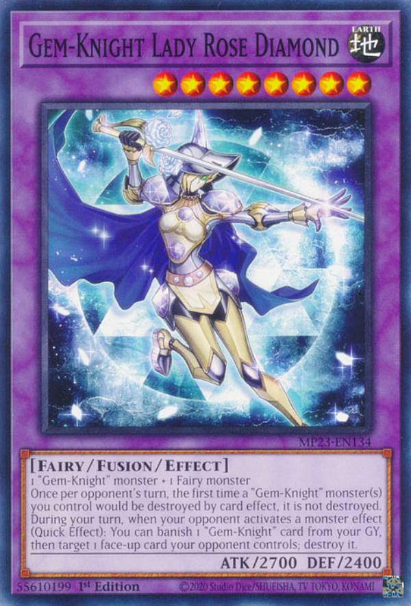 ͷ���� MP23-EN134 ������ʥ��ȥ�ǥ����������������� Gem-Knight Lady Rose Diamond (�Ѹ��� 1st Edition �Ρ��ޥ�) 25th Anniversary Tin��Dueling Heroes