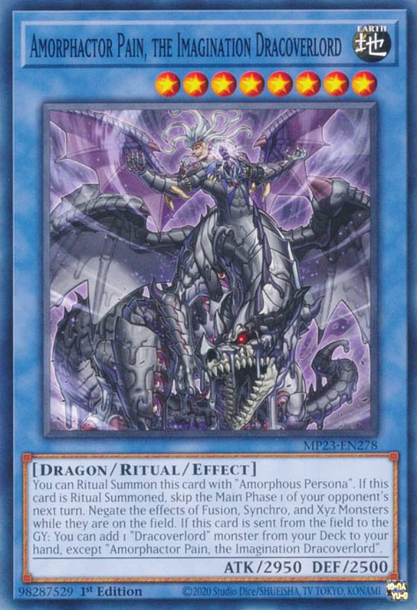 REALiZE ȥ쥫ۥӡŷԾŹ㤨ͷ MP23-EN278 εⲦեP Amorphactor Pain, the Imagination Dracoverlord (Ѹ 1st Edition Ρޥ 25th Anniversary TinDueling HeroesפβǤʤ30ߤˤʤޤ