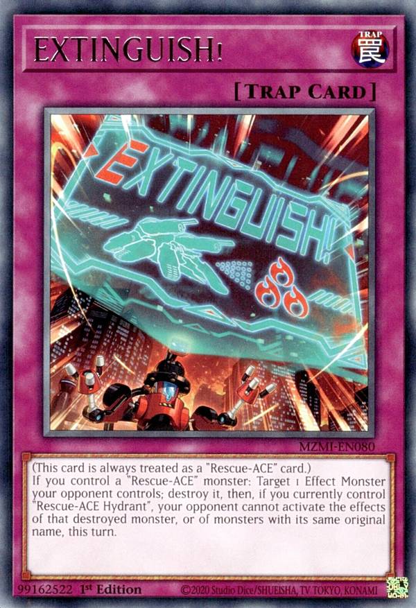 遊戯王 MZMI-EN080 EXTINGUISH! EXTINGUISH! (英語版 1st Edition レア) Maze of Millennia