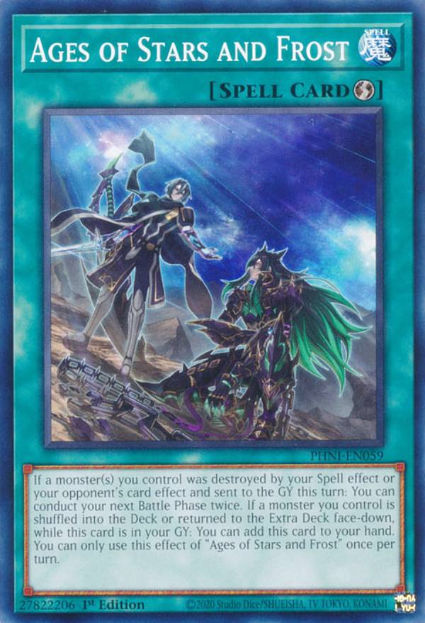 遊戯王 PHNI-EN059 幾星霜 Ages of Stars and Frost (英語版 1st Edition ノーマル) PHANTOM NIGHTMARE