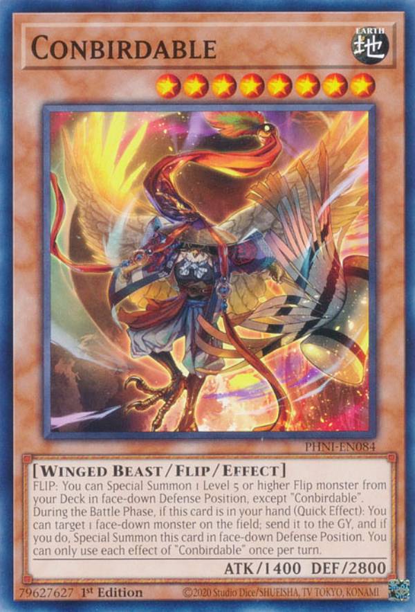 遊戯王 PHNI-EN084 Conbirdable (英語版 1st Edition ノーマル) PHANTOM NIGHTMARE