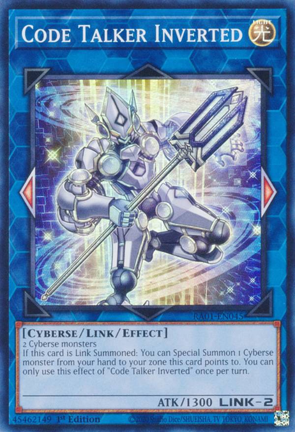 遊戯王 RA01-EN045 コード・トーカー・インヴァート Code Talker Inverted (英語版 1st Edition スーパーレア) 25th Anniversary Rarity Collection