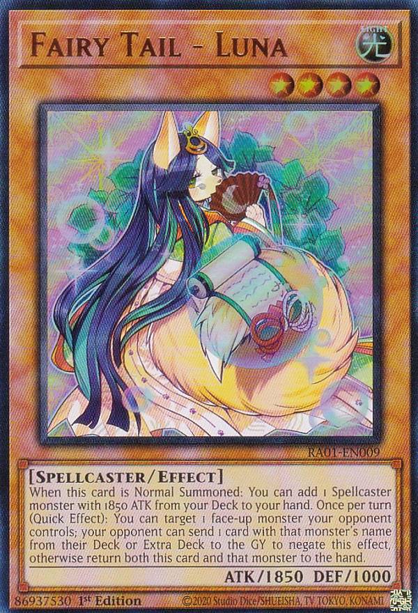 遊戯王 RA01-EN009 妖精伝姫-カグヤ Fairy Tail - Luna (英語版 1st Edition ウルトラレア) 25th Anniversary Rarity Collection