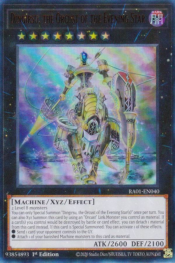 遊戯王 RA01-EN040 宵星の機神ディンギルス Dingirsu, the Orcust of the Evening Star (英語版 1st Edition ウルトラレア) 25th Anniversary Rarity Collection