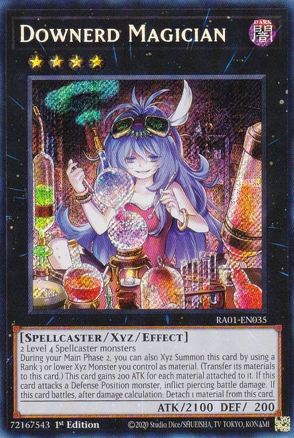 遊戯王 RA01-EN035 ダウナード マジシャン Downerd Magician (英語版 1st Edition シークレットレア) 25th Anniversary Rarity Collection