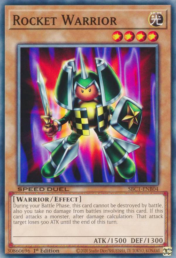 遊戯王 SBC1-ENB04 ロケット戦士 Rocket Warrior (英語版 1st Edition ノーマル) Speed Duel:Streets of Battle City
