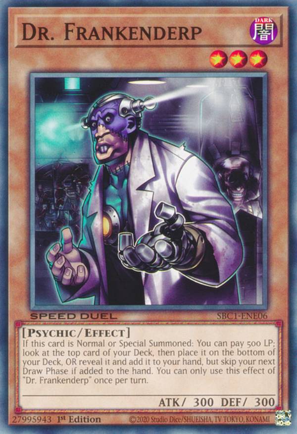 遊戯王 SBC1-ENE06 Dr.フランゲ Dr. Frankenderp (英語版 1st Edition ノーマル) Speed Duel:Streets of Battle City