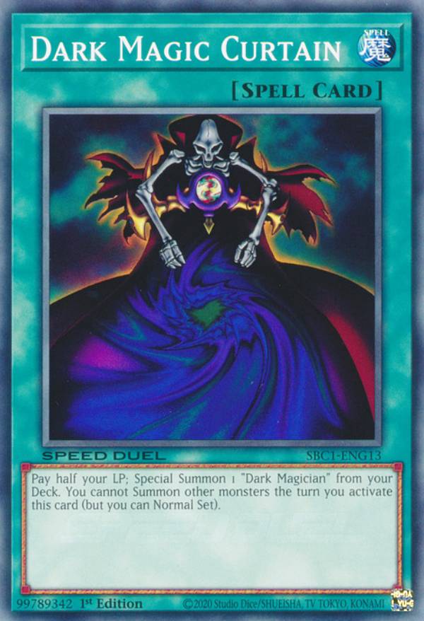 遊戯王 SBC1-ENG13 黒魔術のカーテン Dark Magic Curtain (英語版 1st Edition ノーマル) Speed Duel：Streets of Battle City