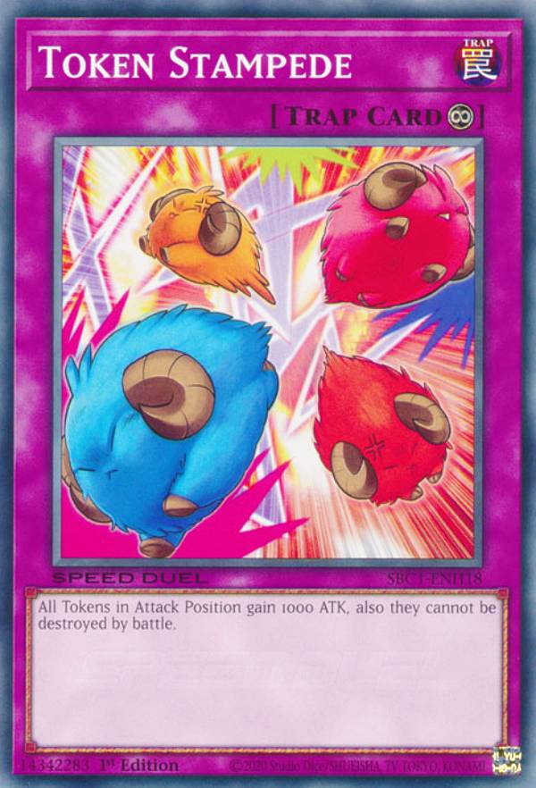 遊戯王 SBC1-ENH18 暴走闘君 Token Stampede (英語版 1st Edition ノーマル) Speed Duel：Streets of Battle City