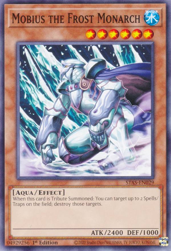 遊戯王 STAS-EN029 氷帝メビウス Mobius t