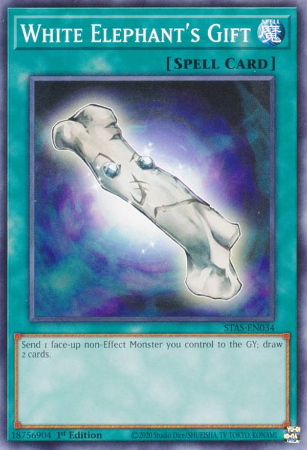 遊戯王 STAS-EN034 馬の骨の対価 White Elephant's Gift (英語版 1st Edition ノーマル) 2-Player Starter Set Synchro Deck