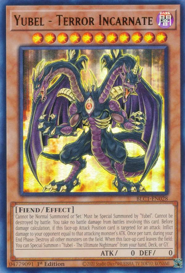 遊戯王 BLC1-EN028 ユベル-Das Abscheulich Ritter Yubel - Terror Incarnate (英語版 1st Edition ウルトラレア) BATTLES OF LEGEND: CHAPTER 1