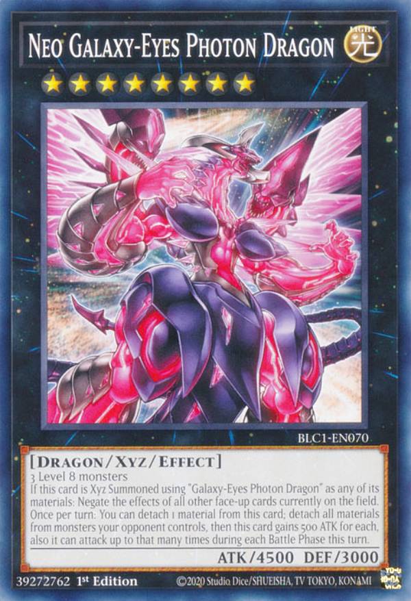 REALiZE ȥ쥫ۥӡŷԾŹ㤨ͷ BLC1-EN070 Ķϴθζ Neo Galaxy-Eyes Photon Dragon (Ѹ 1st Edition Ρޥ BATTLES OF LEGEND CHAPTER 1פβǤʤ100ߤˤʤޤ
