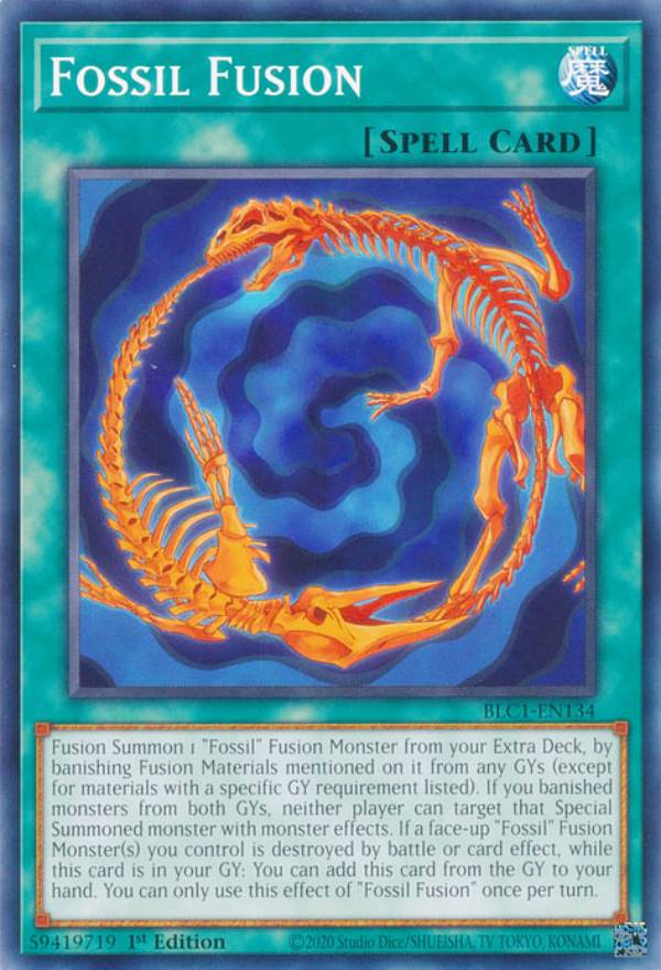 遊戯王 BLC1-EN134 化石融合－フォッシル・フュージョン Fossil Fusion (英語版 1st Edition ノーマル) BATTLES OF LEGEND： CHAPTER 1
