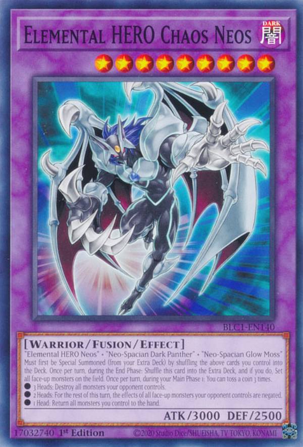 遊戯王 BLC1-EN140 E・HERO カオス・ネオス Elemental HERO Chaos Neos (英語版 1st Edition ノーマル) BATTLES OF LEGEND: CHAPTER 1