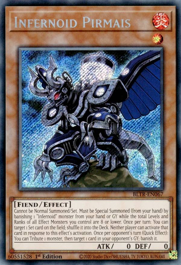 遊戯王 BLTR-EN067 インフェルノイド・シャイターン Infernoid Pirmais (英語版 1st Edition シークレットレア) BATTLES of LEGEND: TERMINAL REVENGE