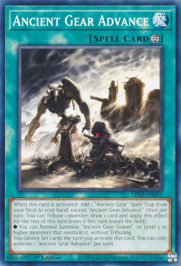 遊戯王 LEDE-EN055 古代の進軍 Ancient Gear Advance (英語版 1st Edition ノーマル) Legacy of Destruction