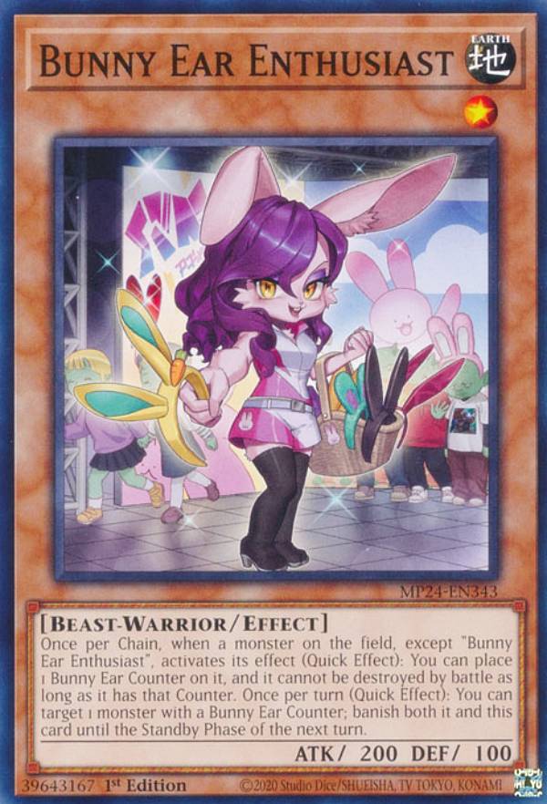 遊戯王 MP24-EN343 ウサミミ導師 Bunny Ear Enthusiast (英語版 1st Edition ノーマル) 25th Anniversary Tin:Dueling Mirrors Mega Pack