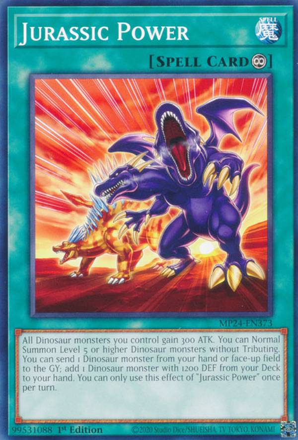 REALiZE ȥ쥫ۥӡŷԾŹ㤨ͷ MP24-EN373 饷åѥ Jurassic Power (Ѹ 1st Edition Ρޥ 25th Anniversary TinDueling Mirrors Mega PackפβǤʤ30ߤˤʤޤ